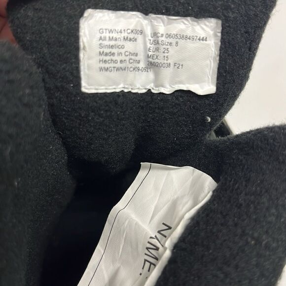 Wonder Nation Black White & Pink Skid Resistant Temperature Rated Winter Boots-8 - Picture 8 of 11